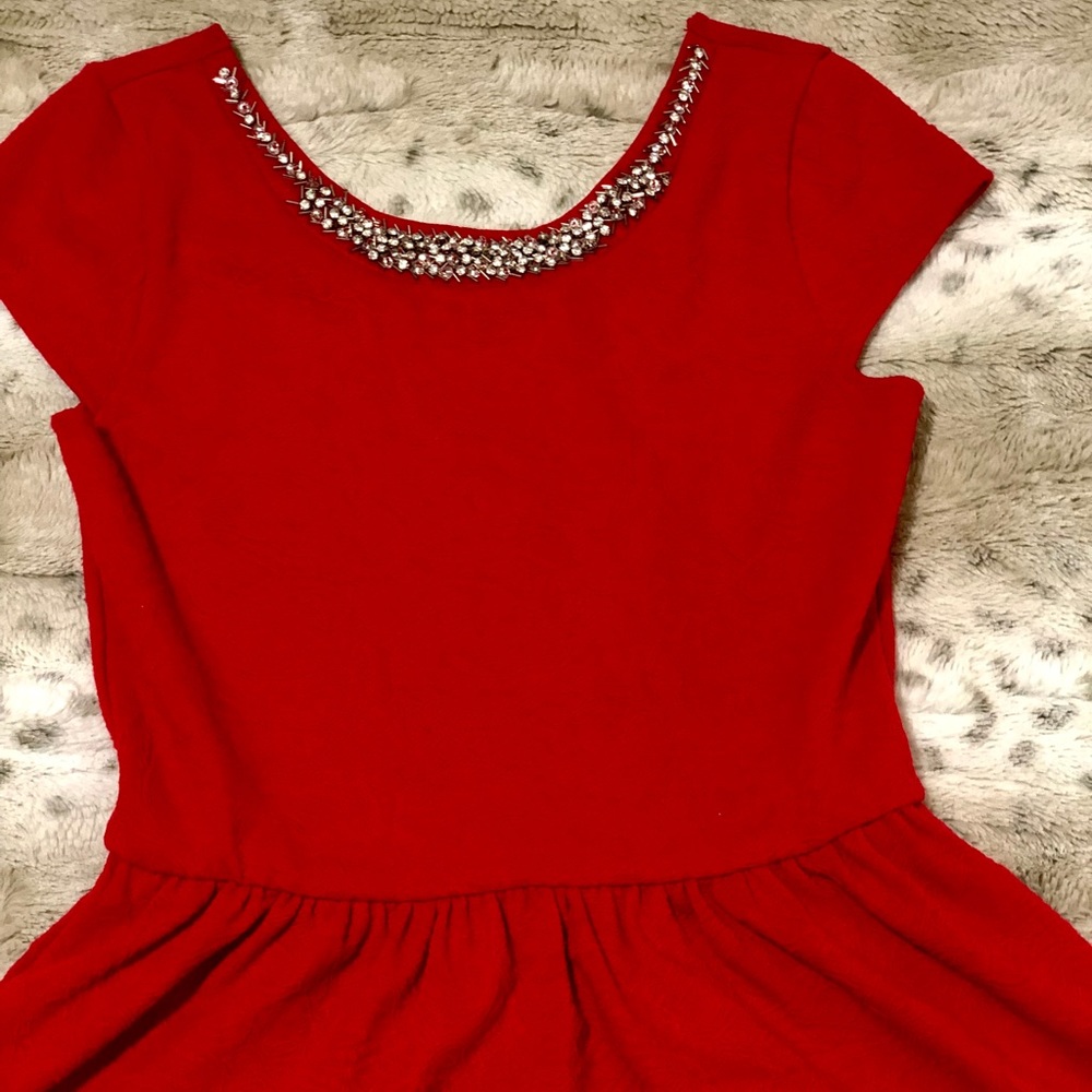Francesca’s Collections Top with real glass beads